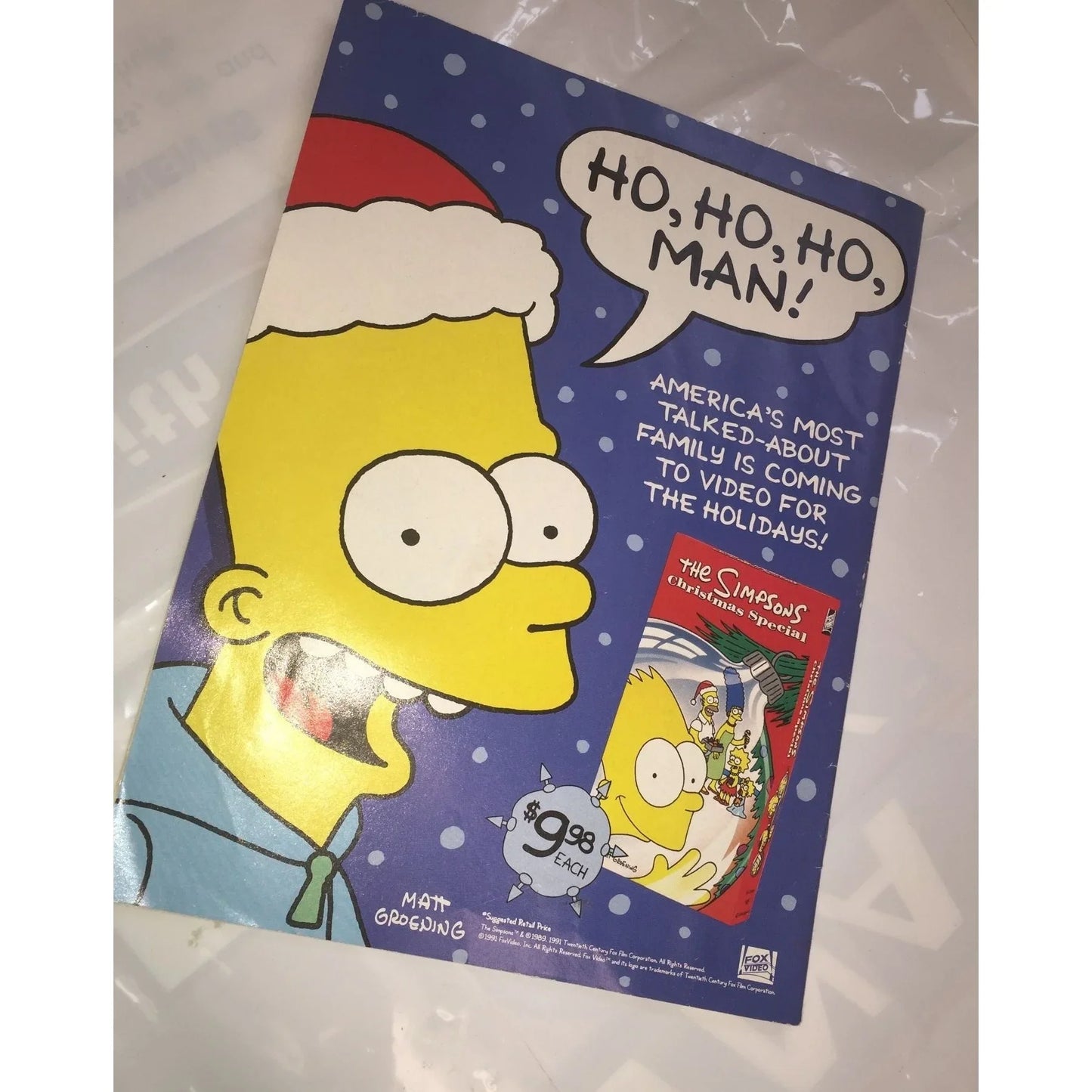 Vintage Winter 1992 Simpsons Illustrated Magazine- Matt Groening - A+ Stuff