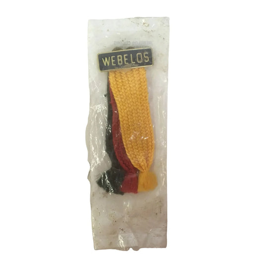Webelos Boy Scouts Award Ribbon- Green, Red and Yellow - A+ Stuff