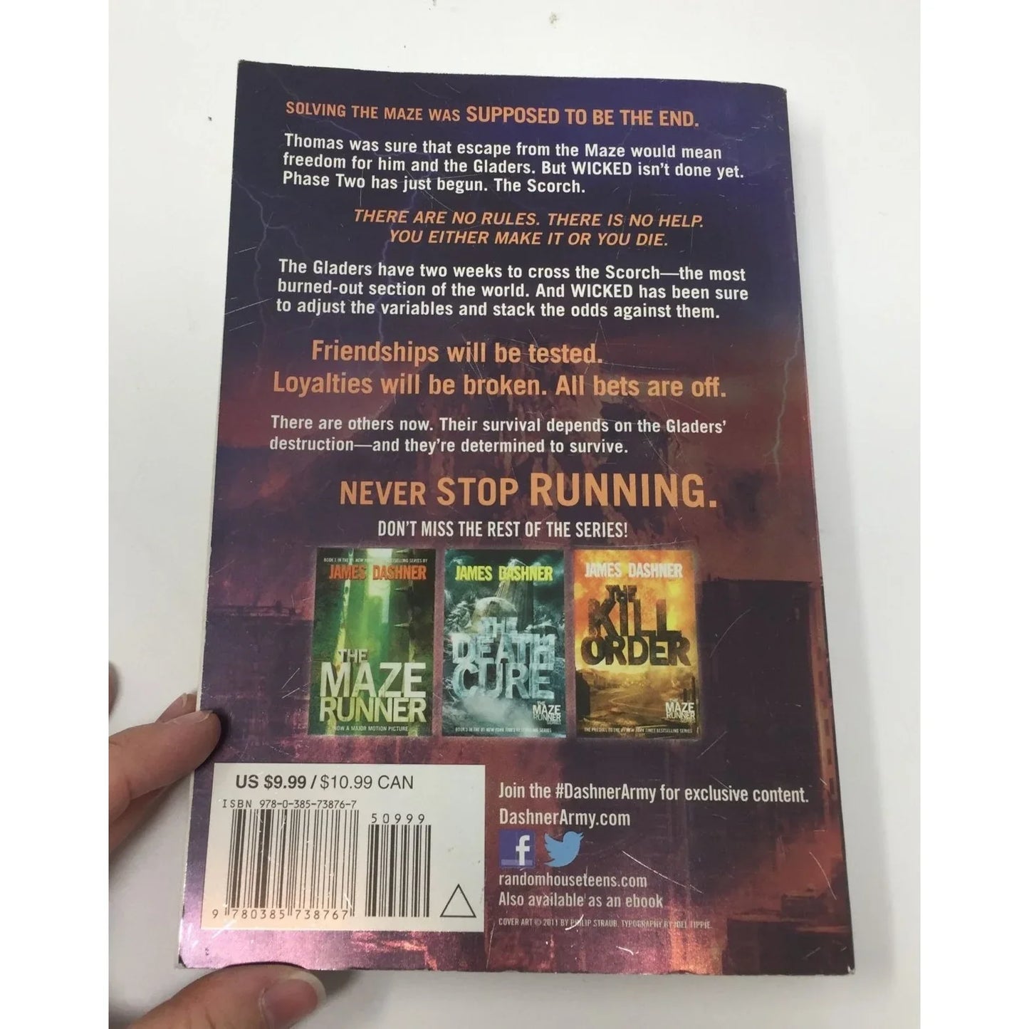 The Scorch Trials (The Maze Runner Series) book by James Dashner - A+ Stuff