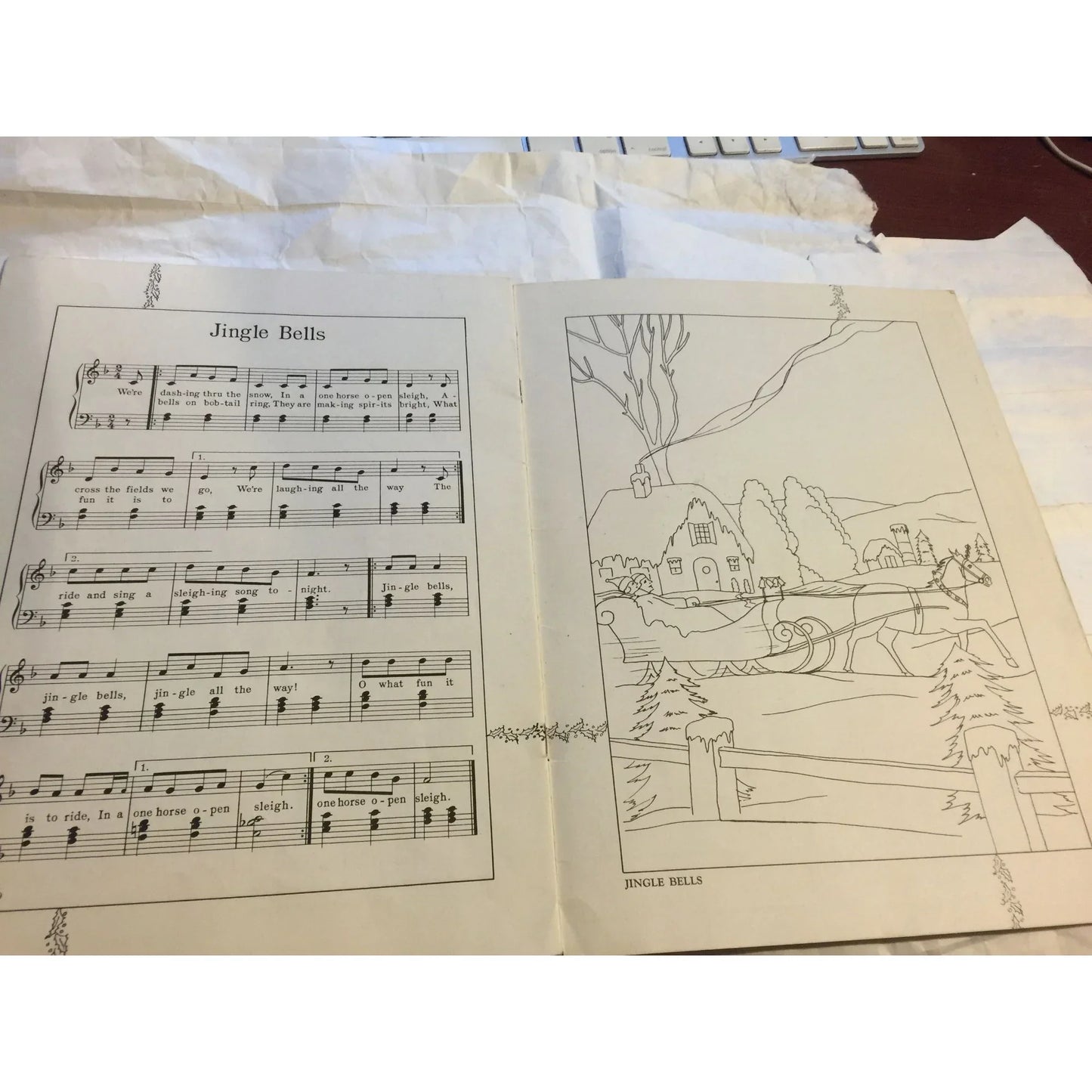 Kiddie's Christmas Sheet Music Song Book by Sol Immerman/Remick Music Corp - A+ Stuff
