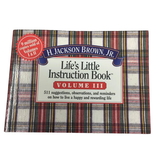 Life's Little Instruction Book Paperback book by H. Jackson Brown Jr - A+ Stuff