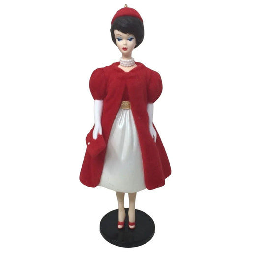 Vintage 1998 Hallmark Keepsake Christmas Ornament Silken Flame Barbie hallmark A+ Stuff
