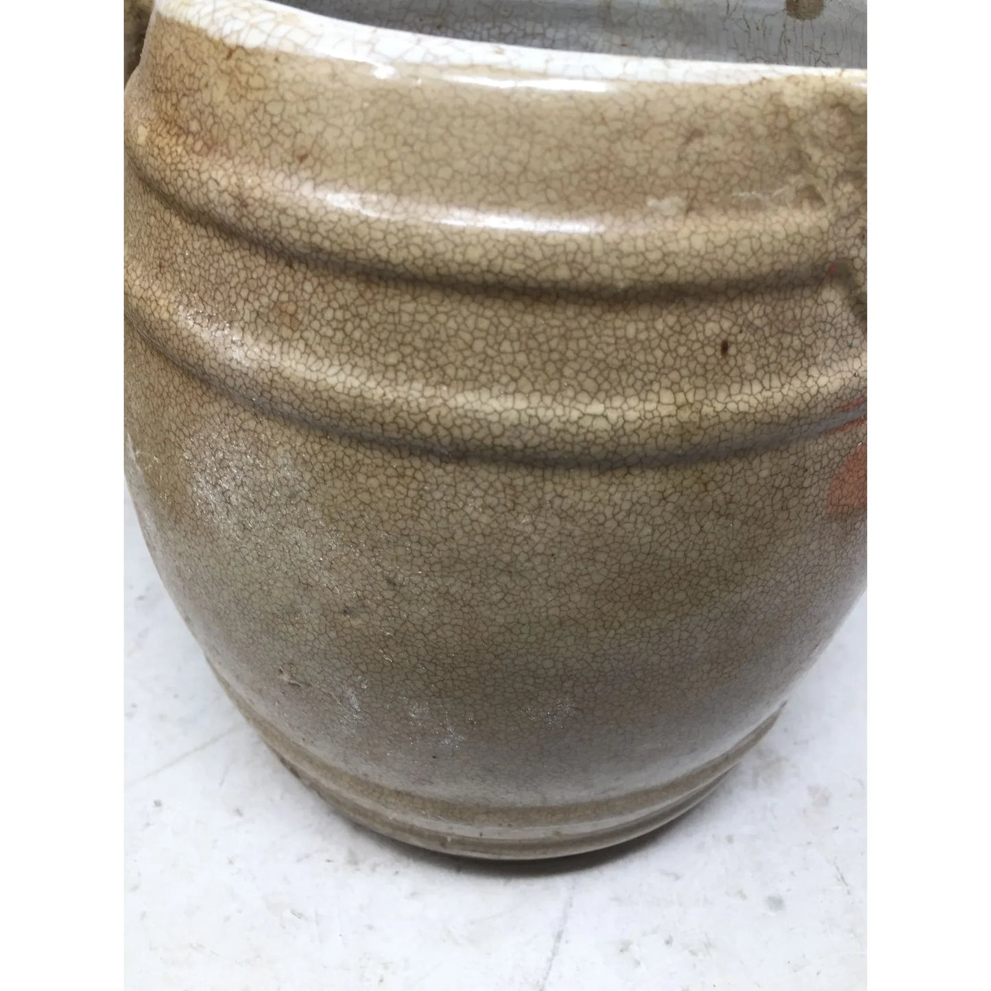 Vintage Ceramic Barrel Shaped Handled Pitcher - A+ Stuff