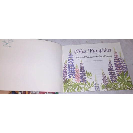 Miss Rumphius by Barbara Cooney Picture Story Book - A+ Stuff