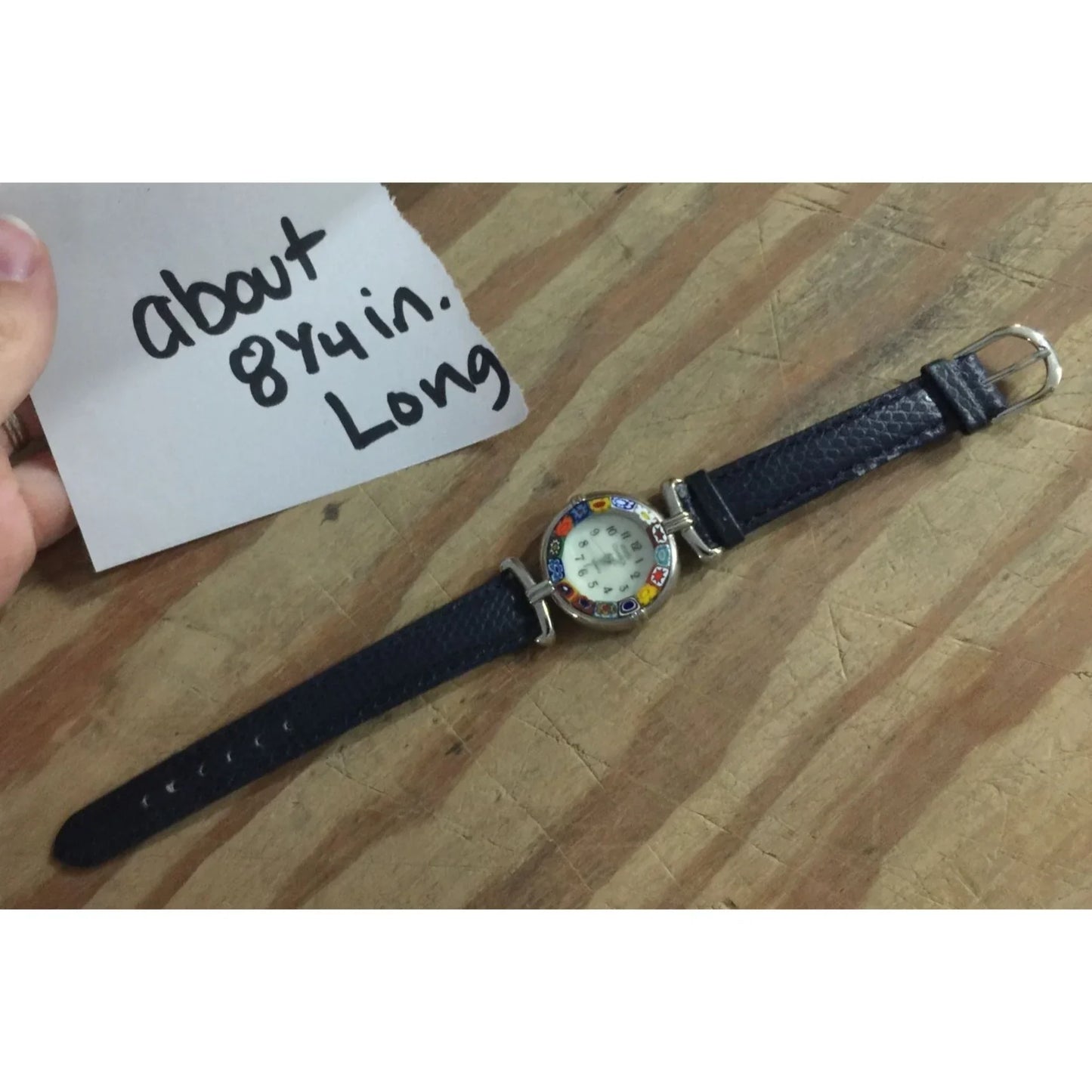Murano Glass Venezia Classica Nickle Free Wristwatch- about 8 1/4 inches long - A+ Stuff