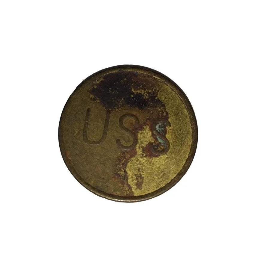 Vintage Collectible USS Old Gold Tone Coin - A+ Stuff