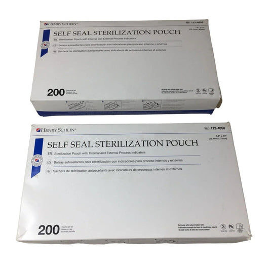Henry Schein Self Seal Sterilization Pouches (400 Total) henry schein A+ Stuff