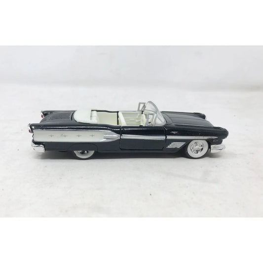 1958 Pontiac Bonneville Convertible (Black) - ROAD CHAMPS American Classic Car 1:43 Die Cast - A+ Stuff