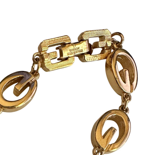 Givenchy G Link Gold Plate Bracelet