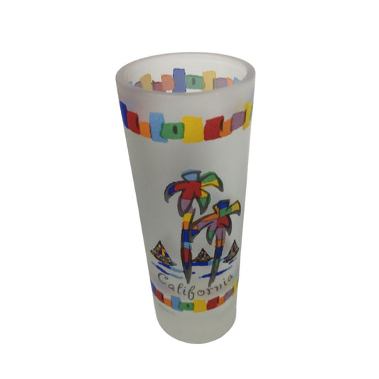 Vintage Collectible Souvenir Colorful California Shot Glass