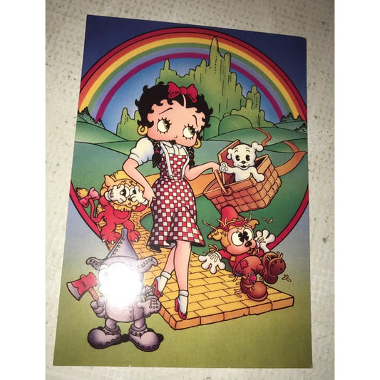 Betty Boop- Boop in the Land of Oz Vintage Postcard- about 6 by 4 inches - A+ Stuff
