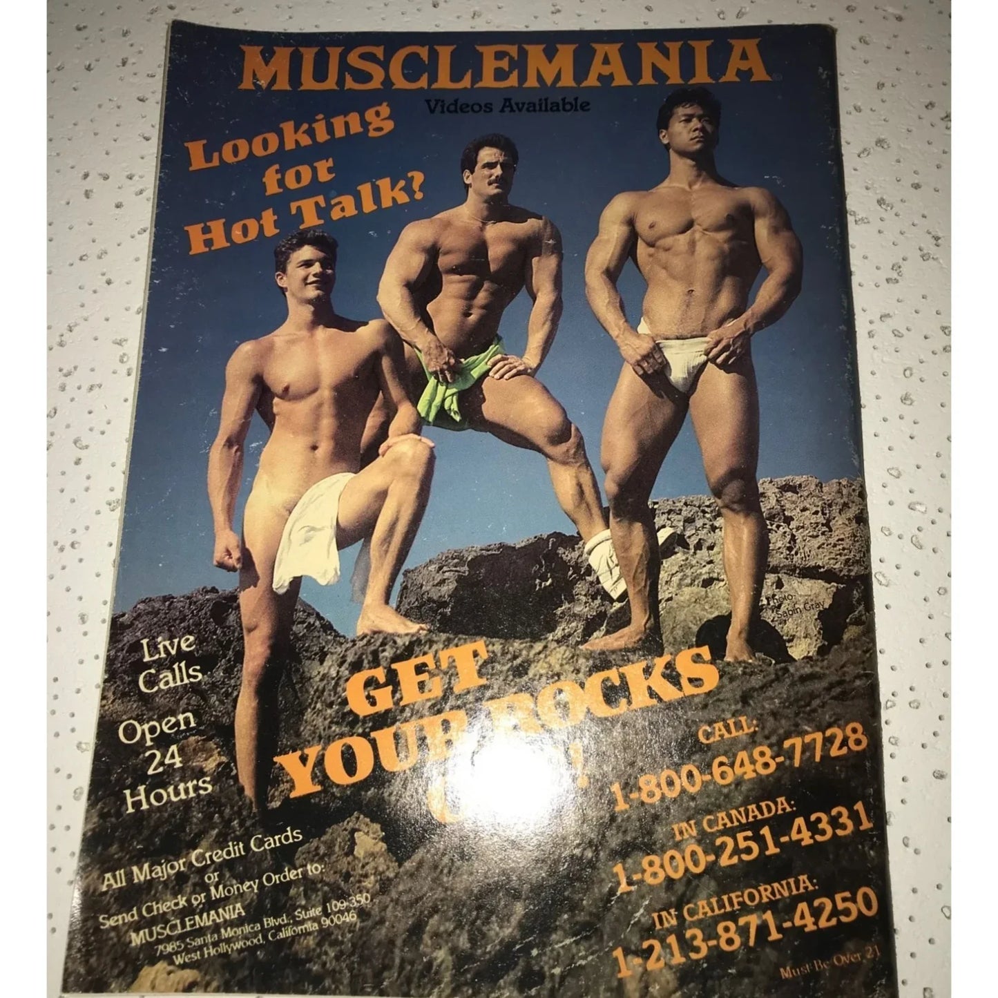 HONCHO Piece of my Hard! Vintage Dec. 1986 Mens Gay Magazine - A+ Stuff