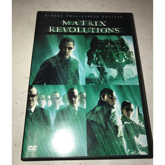 Matrix Revolutions DVD- 2 Disc Full Screen Edition W/ Case - A+ Stuff