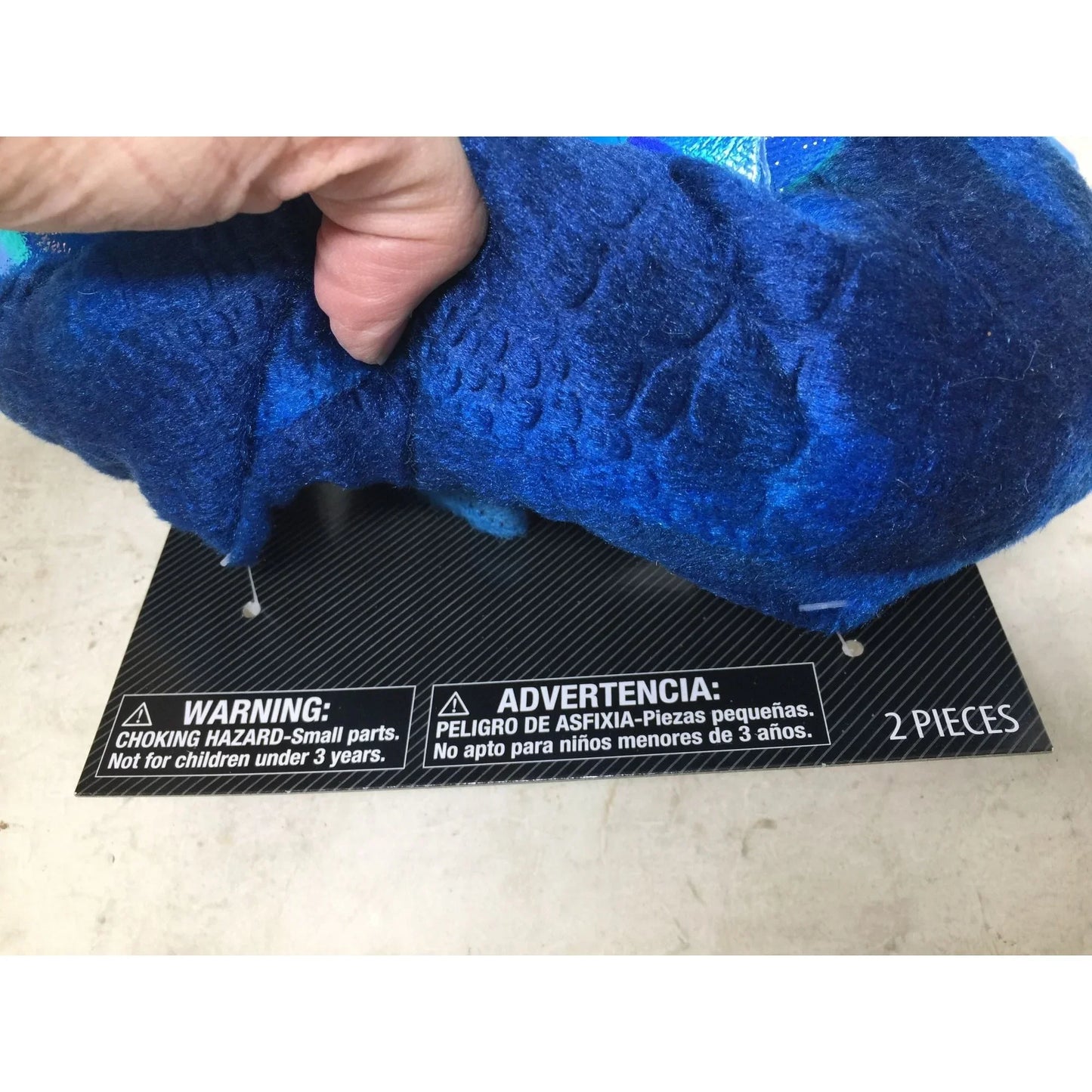 Way to Celebrate Halloween Blue Dino Kit Costume Ages 3+ Headband and Tail - A+ Stuff