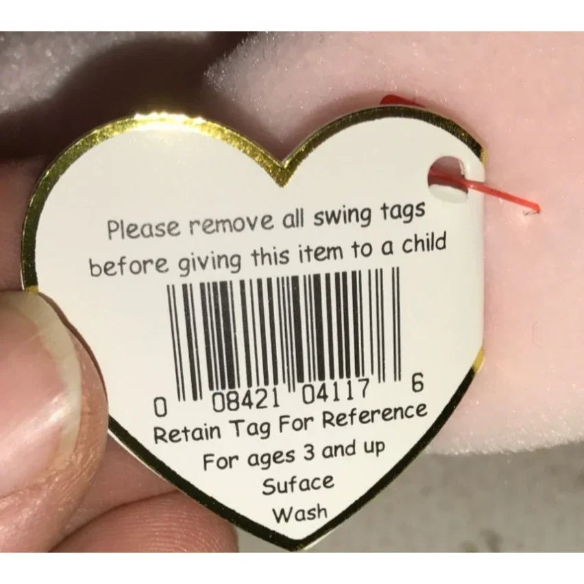 Vintage 1996 TY Beanie Baby with Tags Hoppity the Rabbit - A+ Stuff