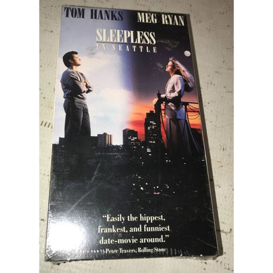 Sleepless in Seattle Classic Romantic Comedy VHS - Tom Hanks, Meg Ryan - A+ Stuff