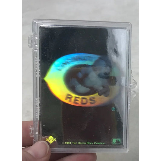 1991 Upper Deck Hologram Card Cincinnati Reds A+ Stuff A+ Stuff