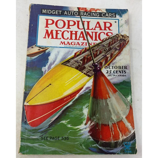 Set of 5 Vintage Popular Mechanics Collectible Magazines (July, Feb, Oct) popular mechanics A+ Stuff