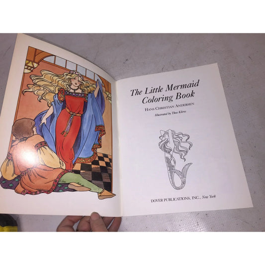 The Little Mermaid Coloring Book by Hans Christian Andersen - A+ Stuff