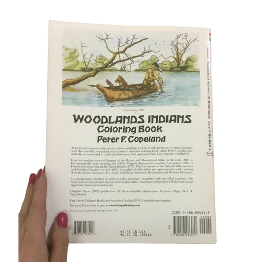 Woodlands Indians Coloring Book by Peter F Copeland - A+ Stuff