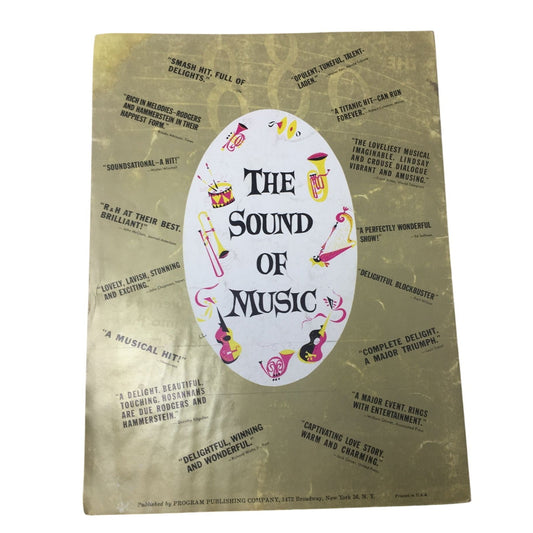 Souvenir Program from the Original Broadway Production of the Rodgers and Hammerstein Musical The Sound of Music A+ Stuff A+ Stuff SHEET MUSIC