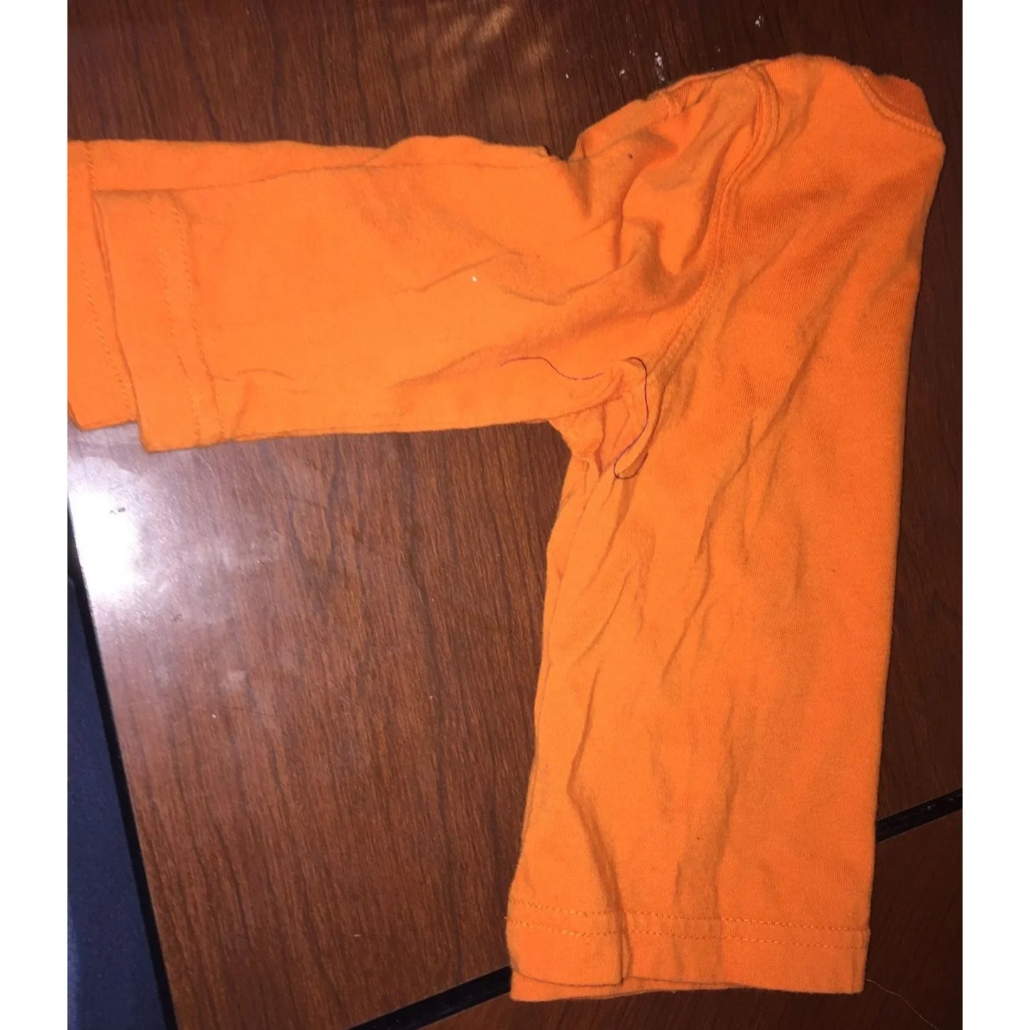Little Wild Man Size 12 mos boys shirt - long sleeves orange - Kids shirt - A+ Stuff
