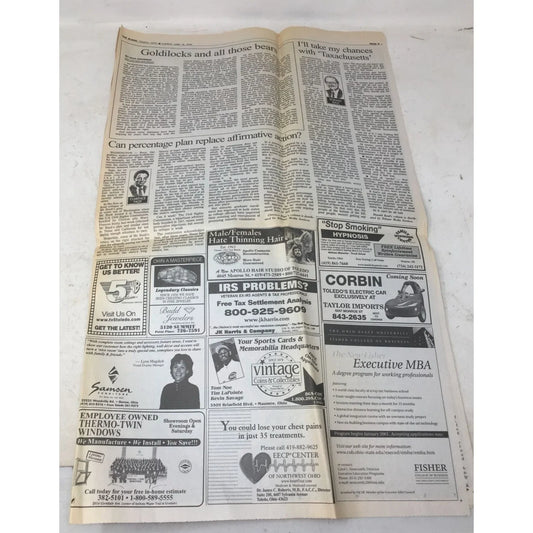 Vintage Collectible Newspaper The Blade Toledo OH April 18, 2000 A+ Stuff A+ Stuff