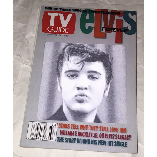 Vintage Aug. 17-23, 2002 Collectible ELVIS TV GUIDE Book - A+ Stuff