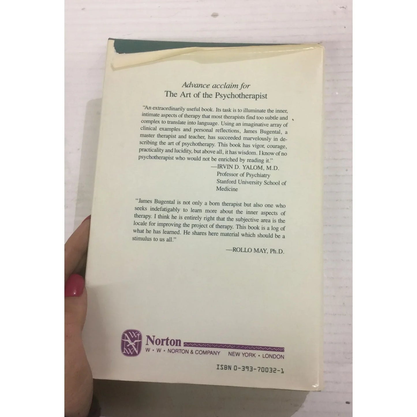 The Art of the Psychotherapist book by James F. T. Bugental - A+ Stuff