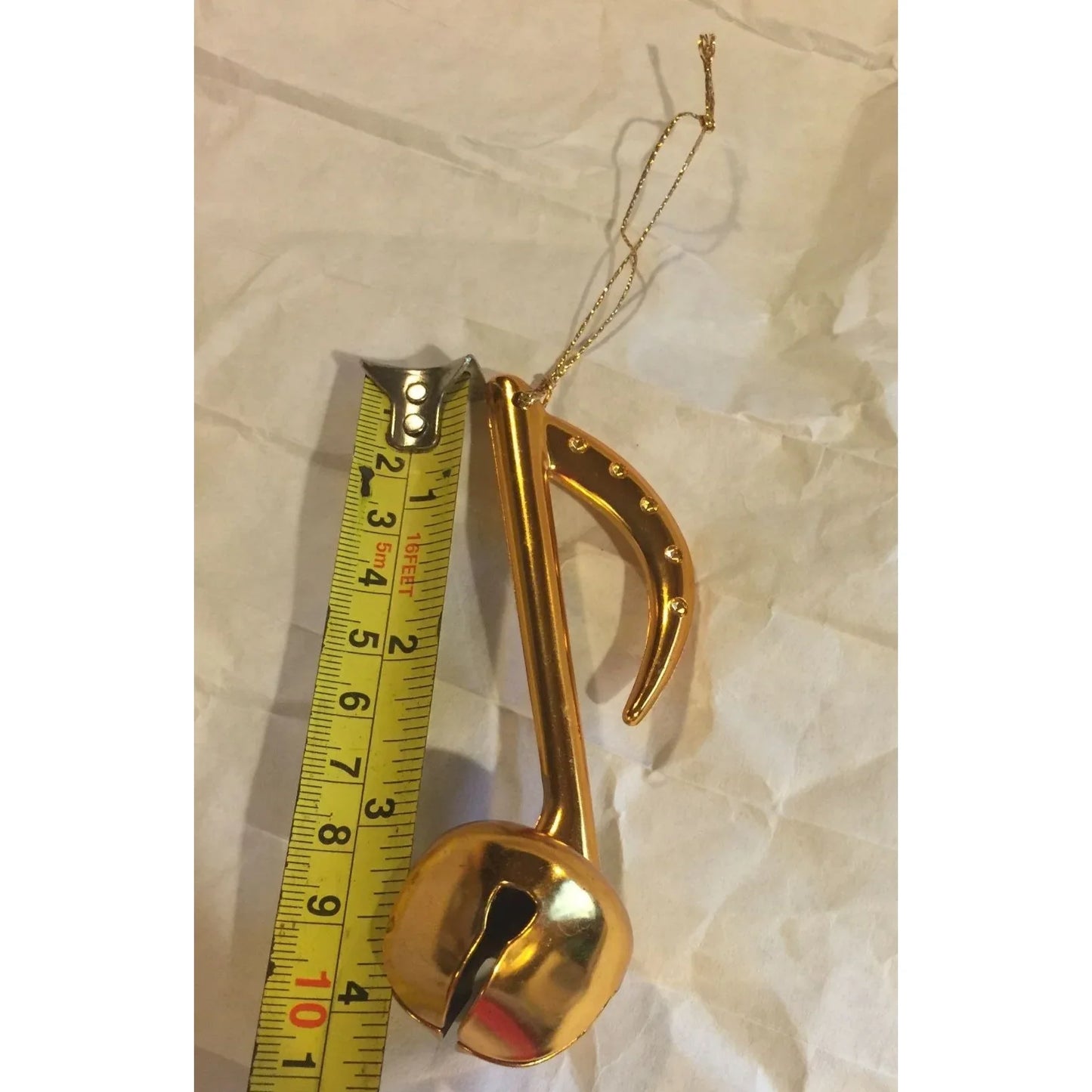 Vintage Bell Music Note Christmas Tree Ornament - A+ Stuff