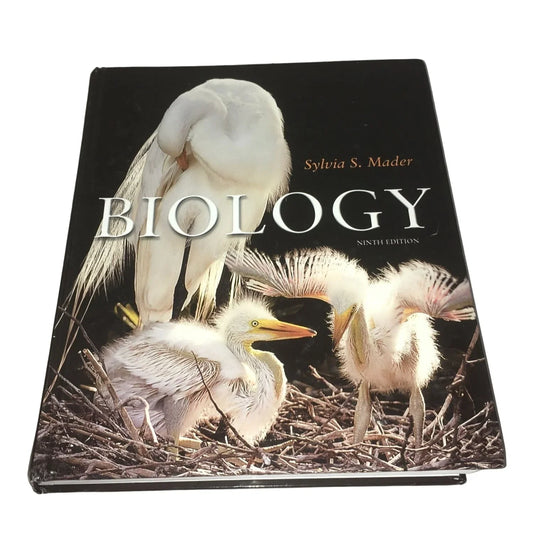 Biology 9th Edition Hardcover Textbook by Sylvia S. Mader - A+ Stuff