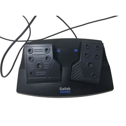 Saitek RX400 Double Shock 2 Racing Wheel + Pedals - A+ Stuff