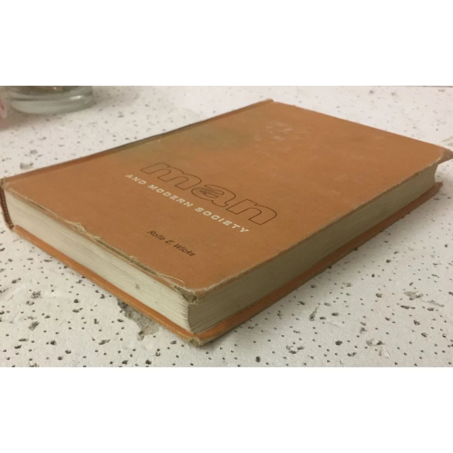 Man And Modern Society Hardcover Book By Rollo E Wicks - A+ Stuff