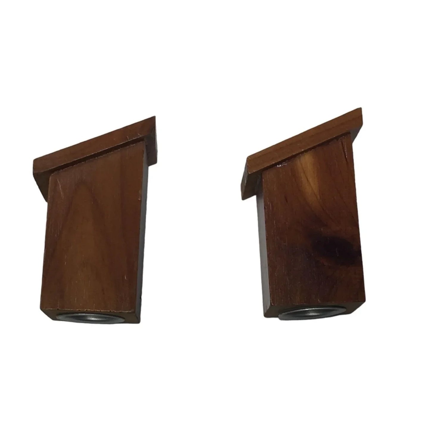 Vintage Brown Wooden Outhouse Pa and Ma Salt and Pepper Shakers - A+ Stuff