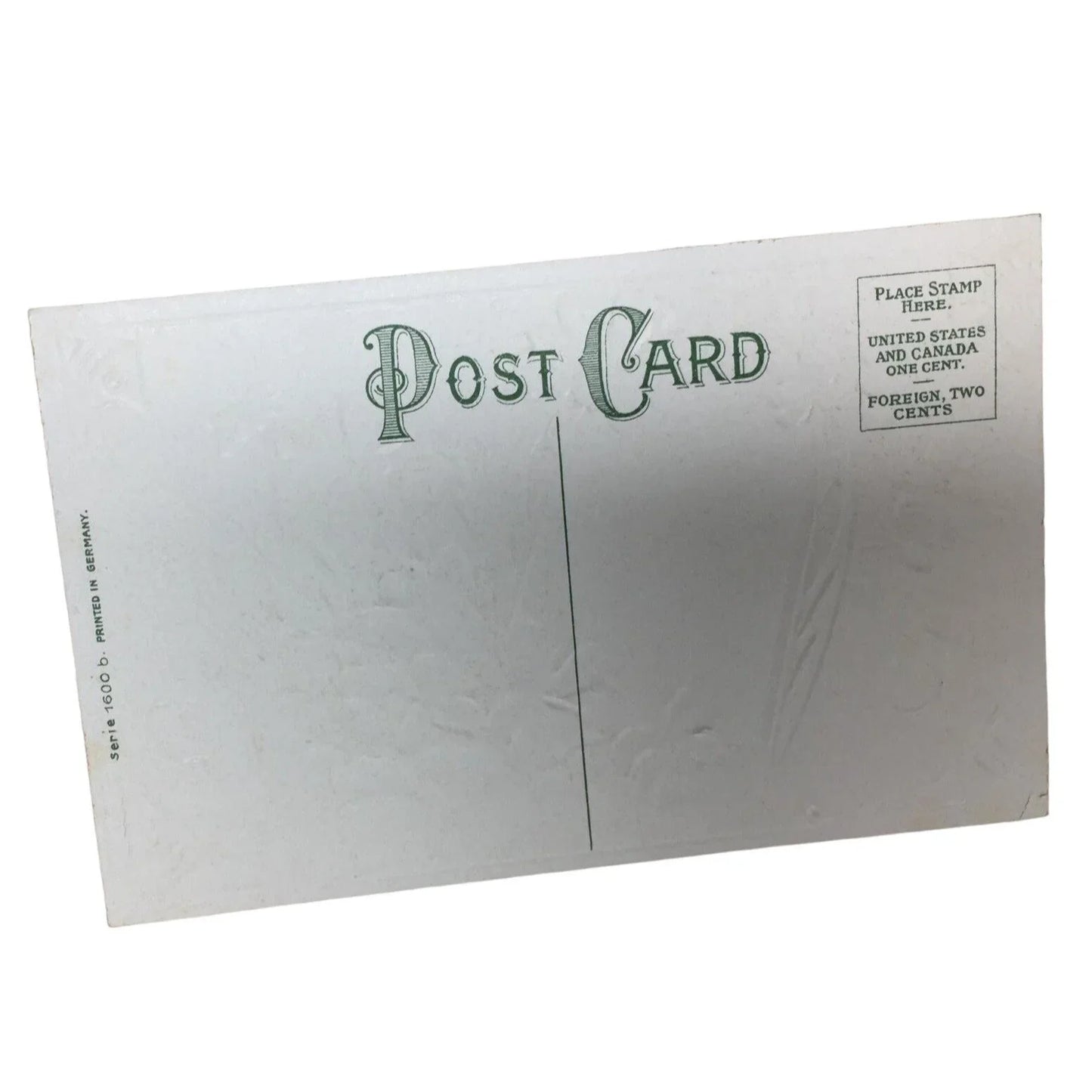 Vintage Birthday Greetings Post Card with Gold Trim & Purple Flowers On It A+ Stuff A+ Stuff
