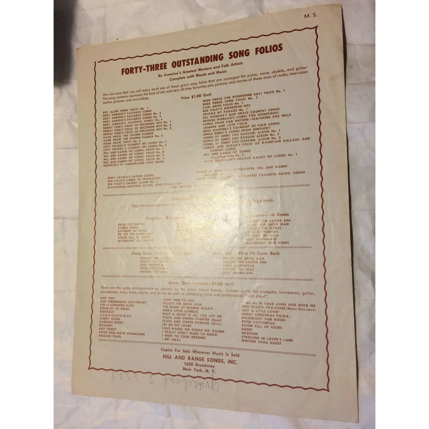 Butterfly (Charlie Gracie on front cover) Sheet music – January 1, 1957 - A+ Stuff