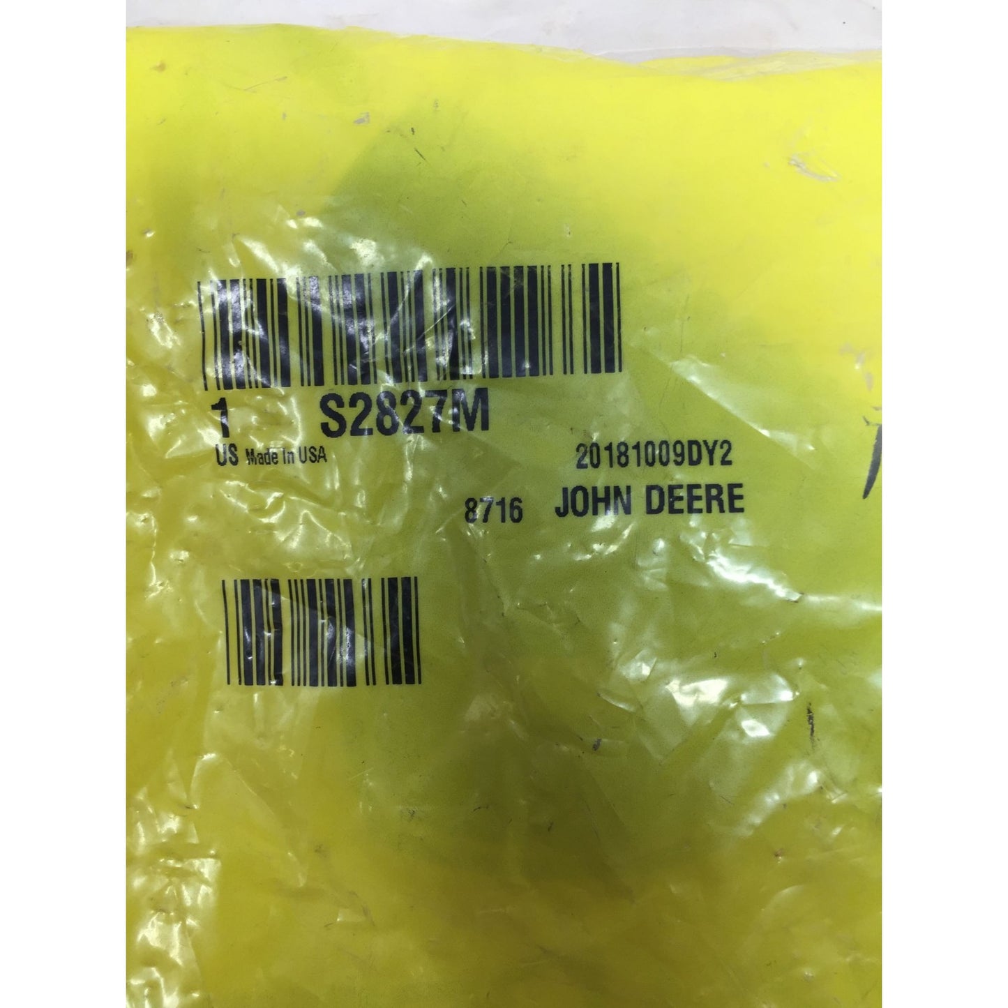 John Deere Part #20181009DY2 SPRING New in Bag