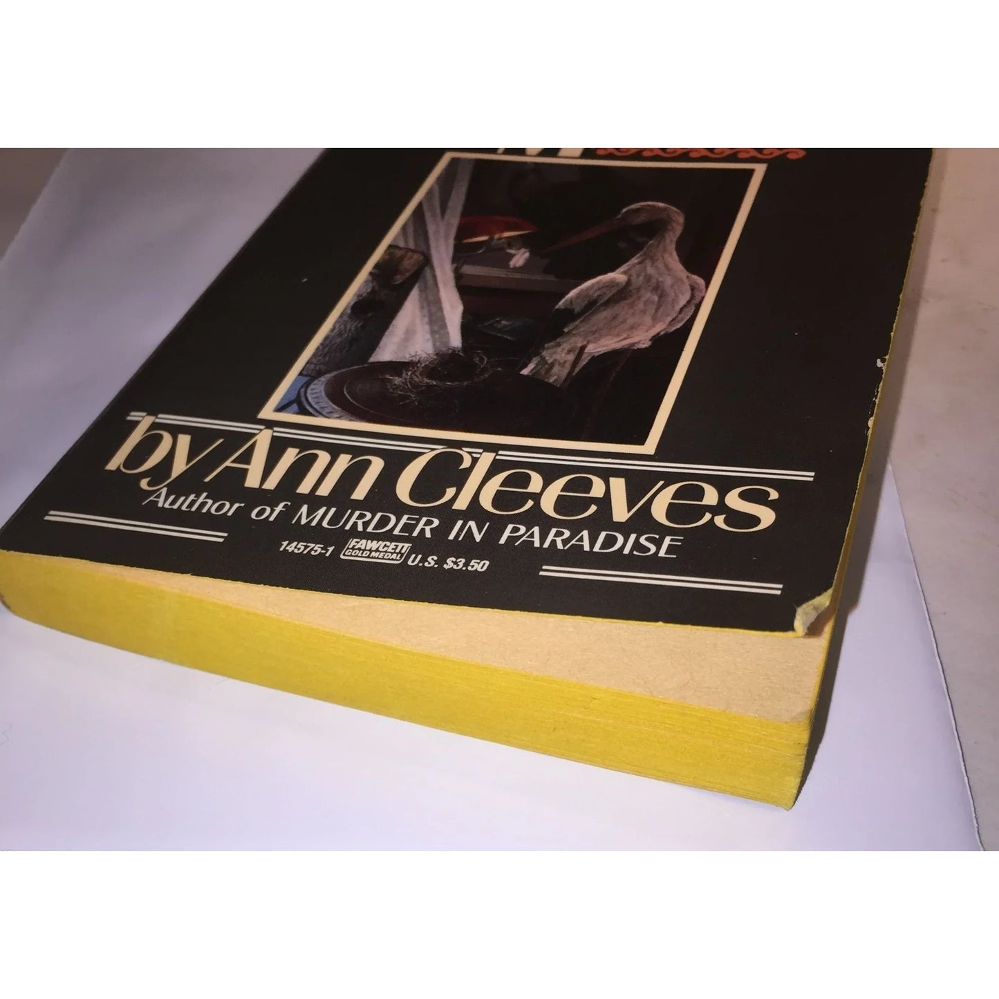A Prey to Murder by Ann Cleeves Softcover Book- A mystery novel - A+ Stuff