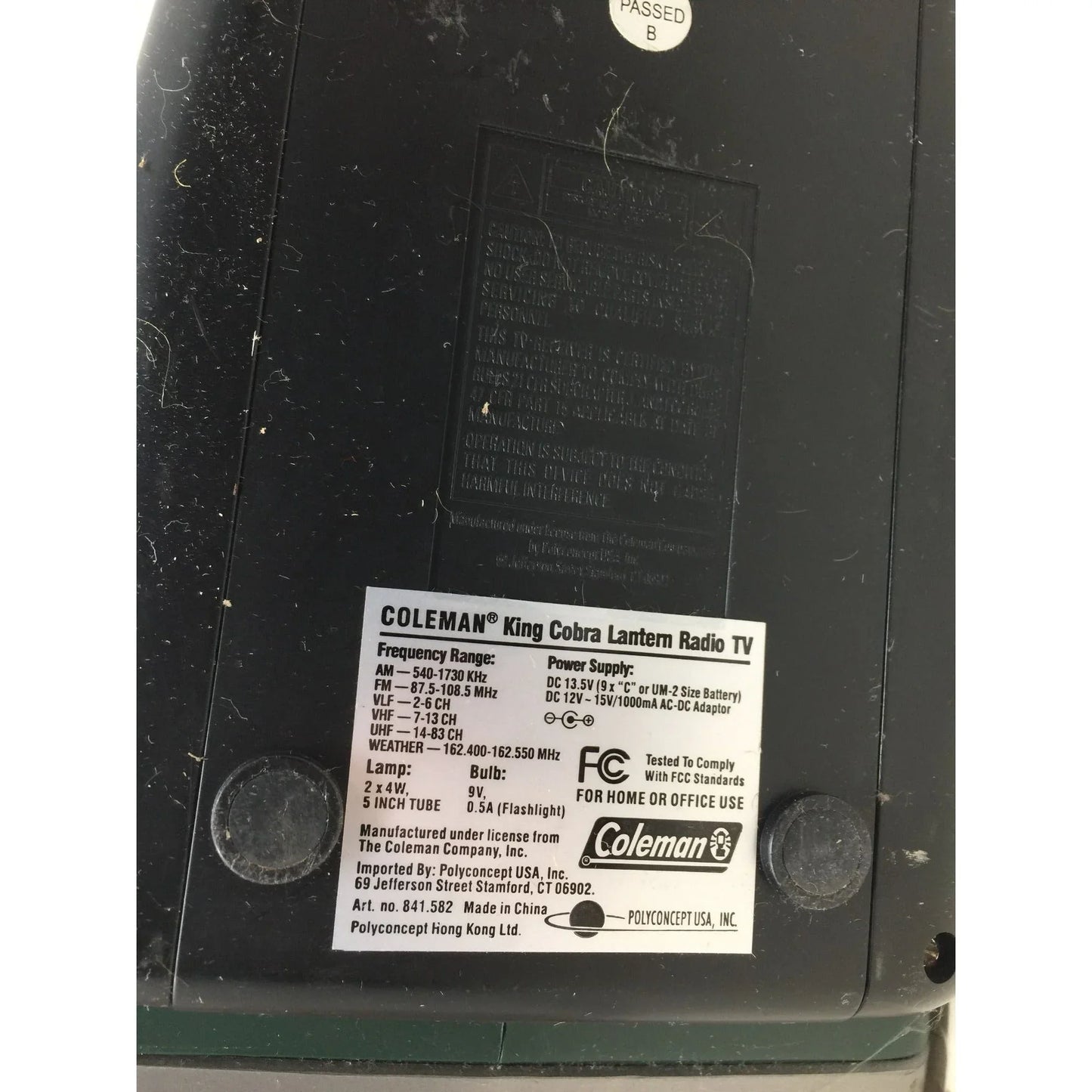 Coleman King Cobra Multi-Functional Unit Lantern Radio/TV/Light -Camping/Outdoors coleman A+ Stuff