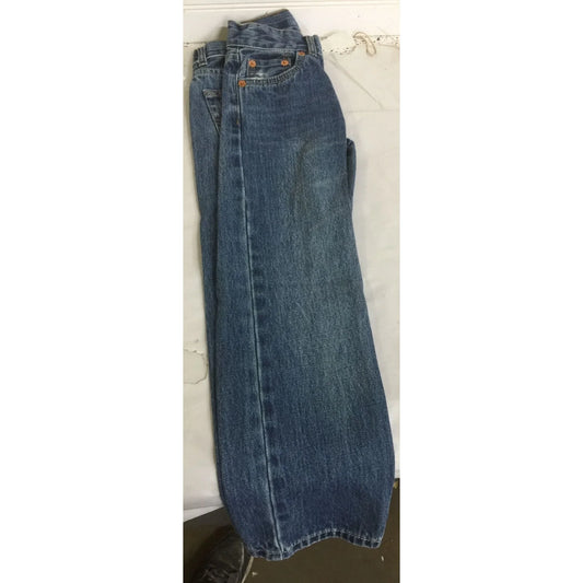 Levi 514 Straight Buttoned Blue Jeans Boys Size 7 (6-7 Years) - A+ Stuff