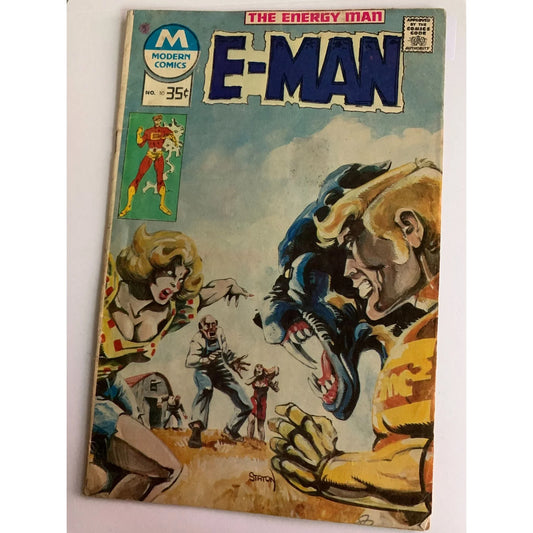 The Energy Man E-Man #10 Vintage Modern Comics Comic Book - A+ Stuff