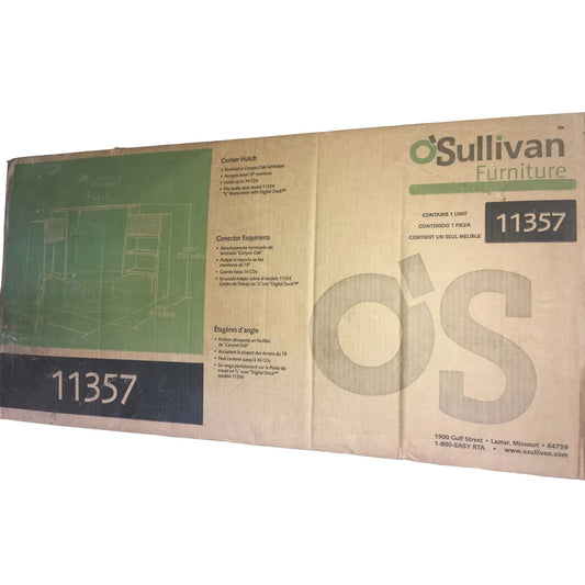O'Sullivan Furniture Corner Hutch - Item # 11357 - new in unopened box - A+ Stuff