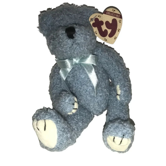 Vintage 1993 Ty Attic Treasures Collection Bluebeary Bear - A+ Stuff