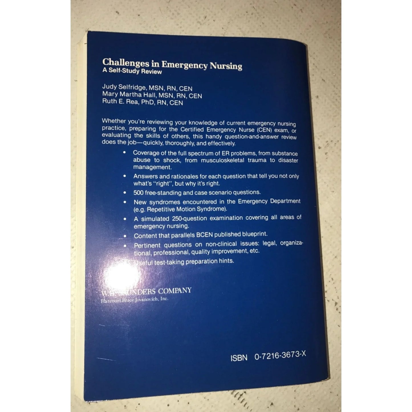 Challenges in Emergency Nursing A Self Study Review Softcover Book - A+ Stuff