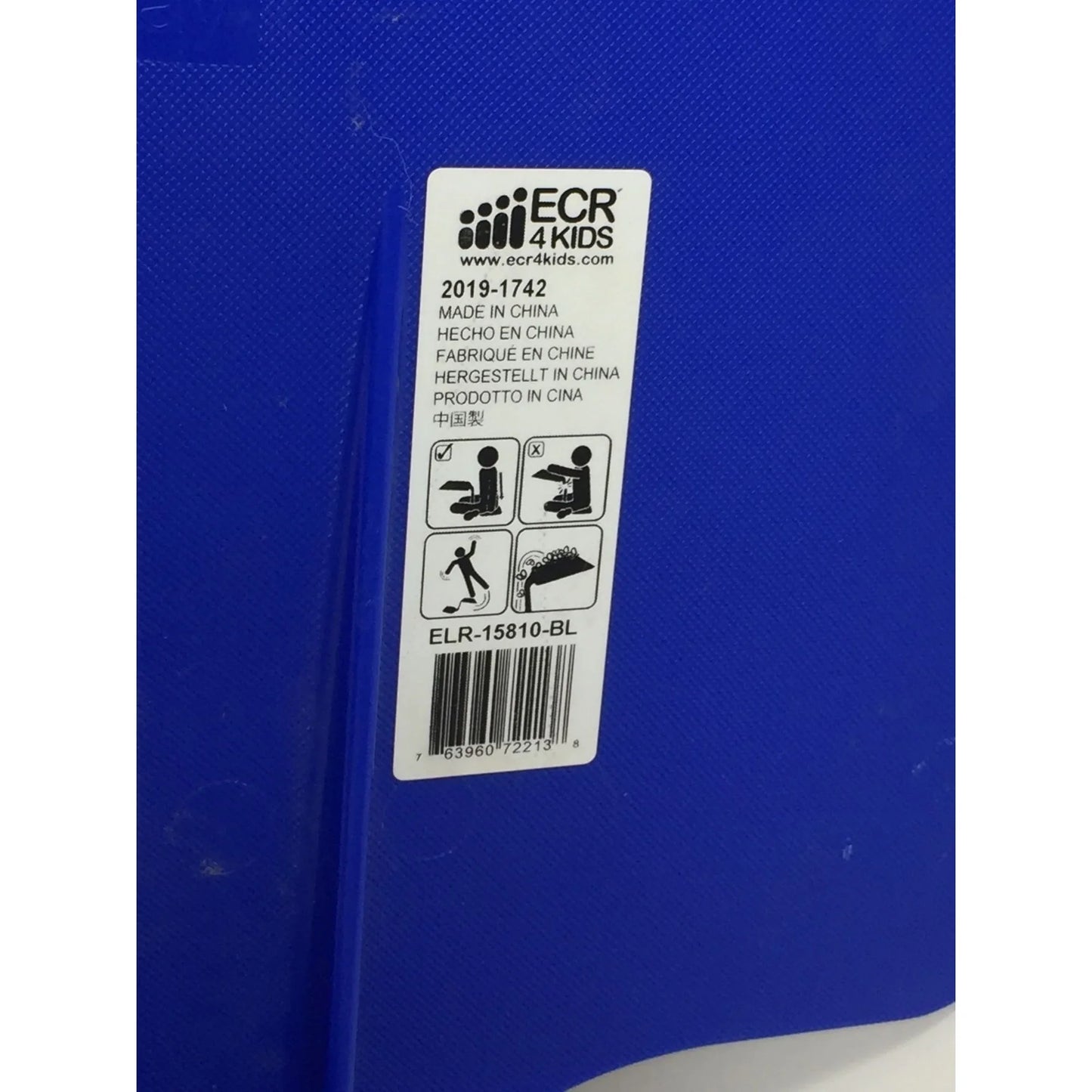 ECR4Kids The Surf Blue Portable Lap Desk- Flexible Seating - A+ Stuff