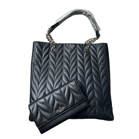 Kate Spade Briar Lane Quilted Leather Bag & Matching Wallet Set