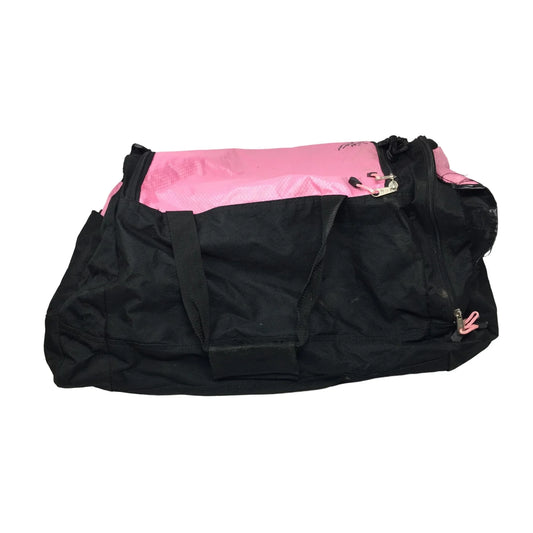 Starter Pink and Black Zippered Duffle Bag With Handles and Pockets - A+ Stuff