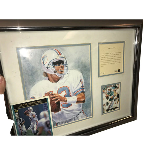 Dan Marino - BACK IN STRIDE - Team NFL Collectible collage limited edition - A+ Stuff