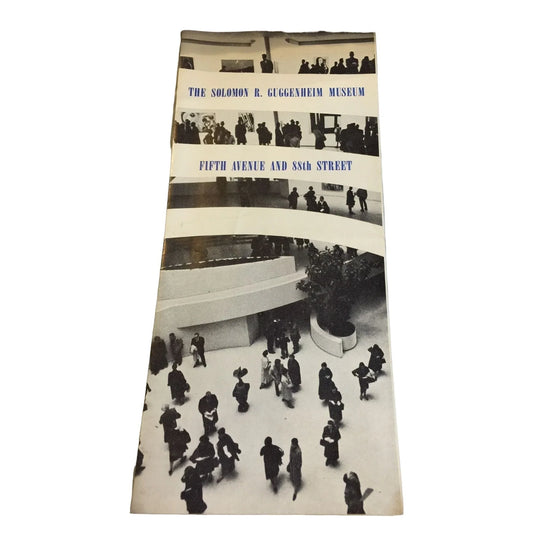 Vintage Solomon R. Guggenheim Museum Souvenir Brochure - A+ Stuff