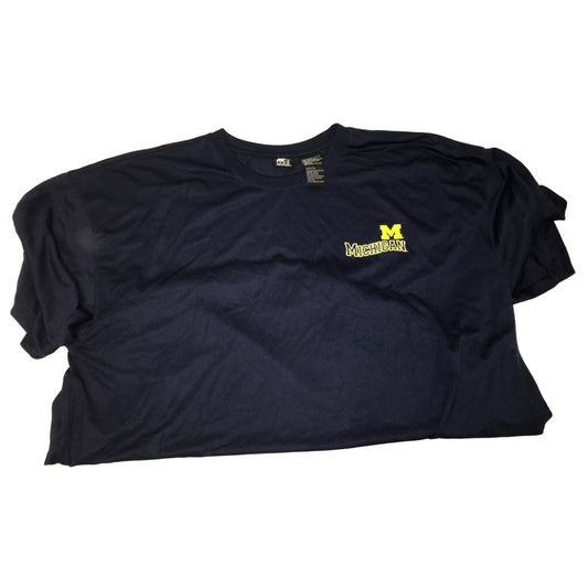 University of Michigan ( U of M ) Navy Blue Tee Shirt - Mens Size 3XL (54/56) Starter Brand A+ Stuff A+ Stuff Sports Collectibles